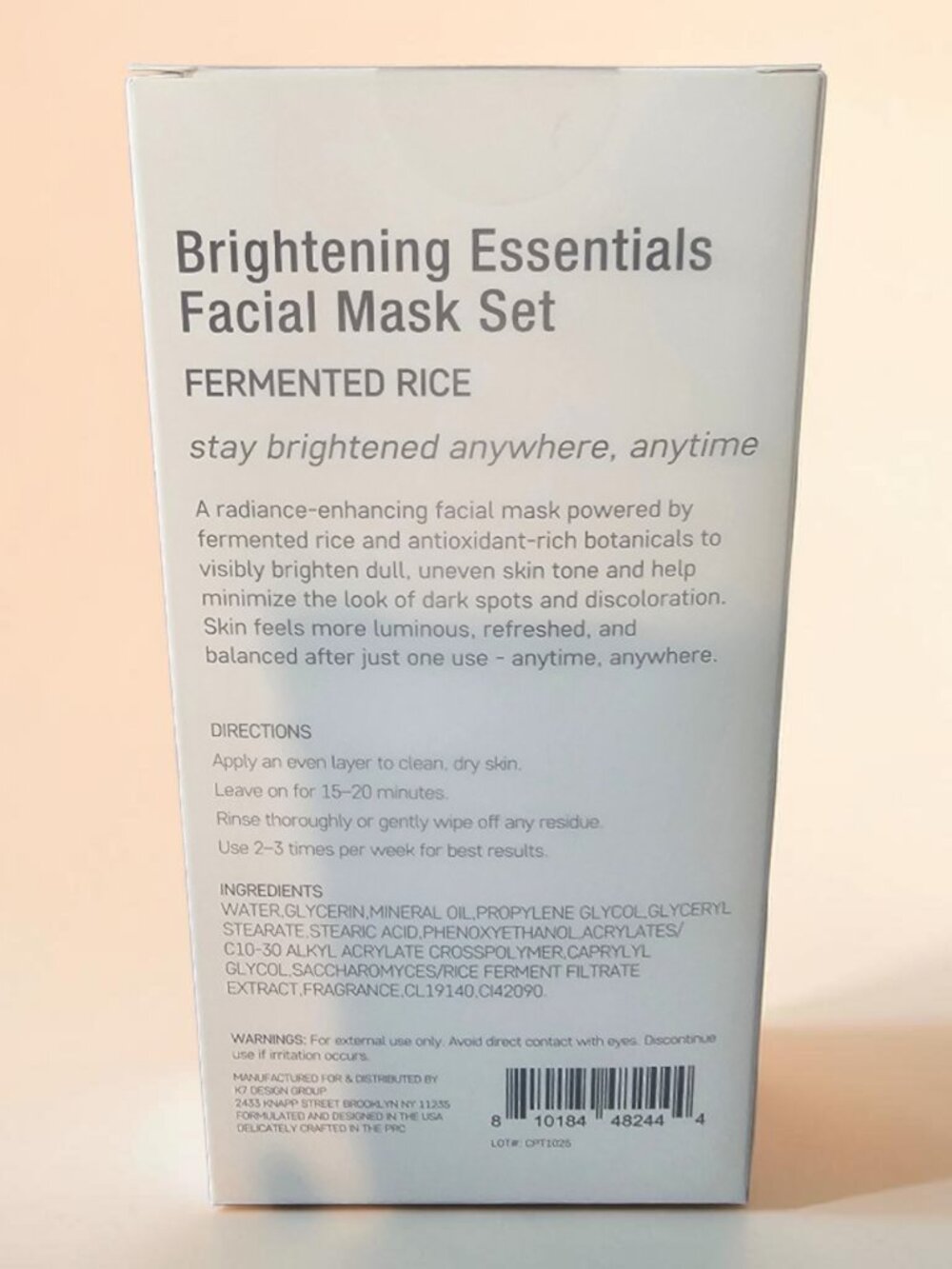 Revive Rx Brightening Essentials Facial Mask Set 10 Pack Face Masks - Picture 6 of 8